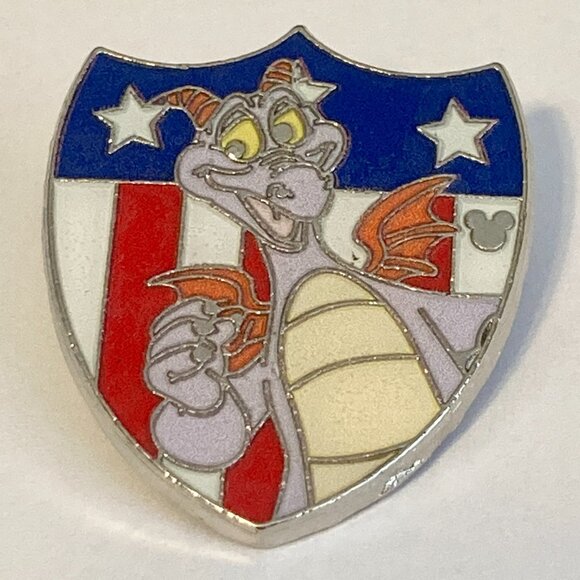Disney Figment Dragon Trading Pin Hidden Mickey Pins New 2021 Purple Enamel - Picture 3 of 10